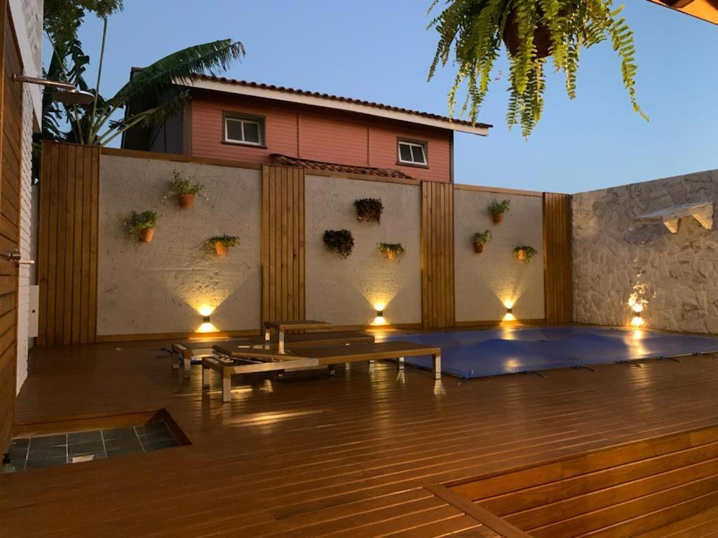 Casa Com Piscina Em Frente A Praia Do Santinho Florianopolis Luaran gambar